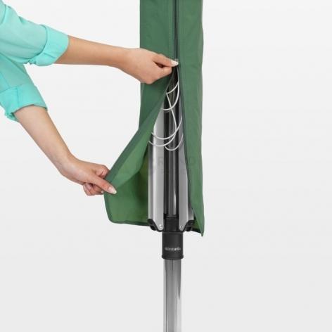Brabantia Уличная сушилка Essential с 4 направляющими 40 м навеса серый металлик | https://grandposuda.com.ua