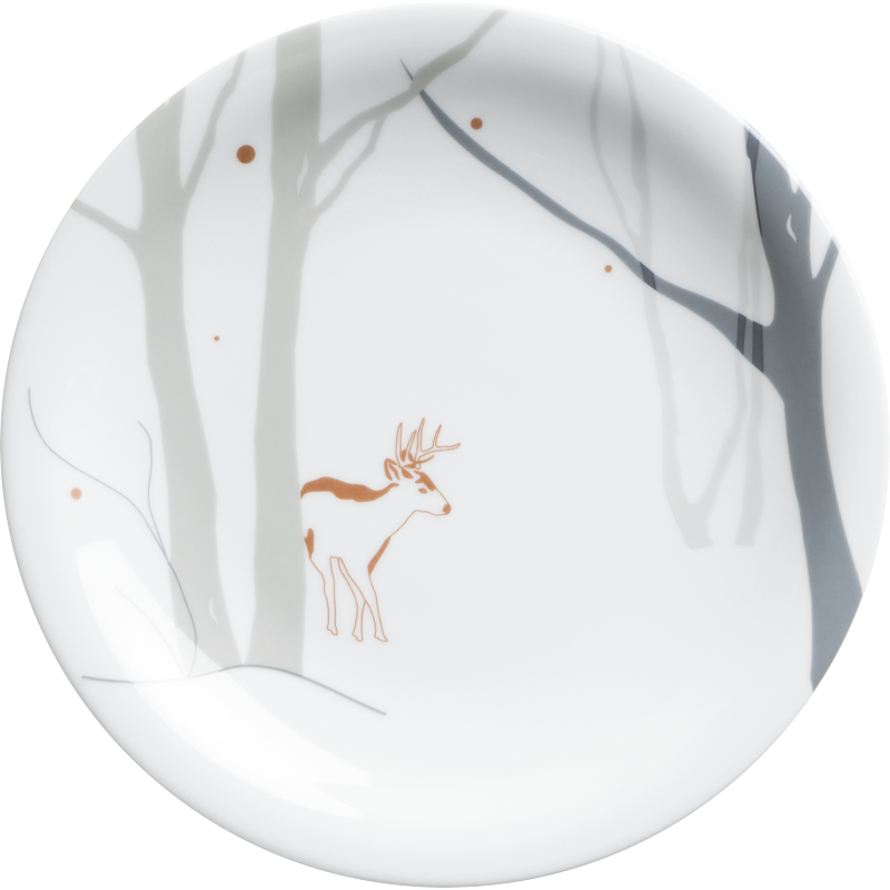 Kahla Тарелка для десерта 21,5 см Update Winter's Tale Deer | https://grandposuda.com.ua
