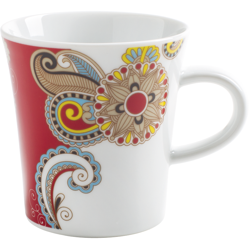 Kahla Кружка 0,30 л Update Paisley red | https://grandposuda.com.ua