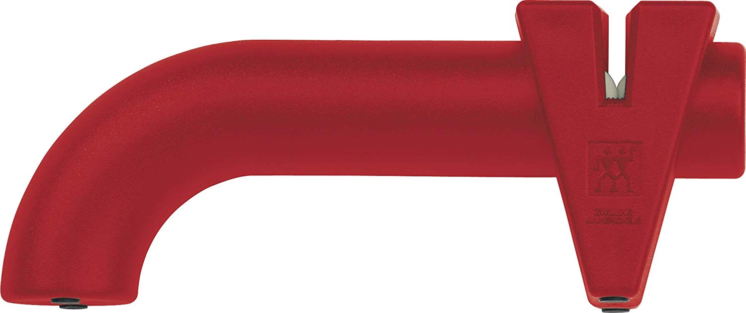 Zwilling Точилка для ножей красная, 16,5 см Twinsharp | https://grandposuda.com.ua