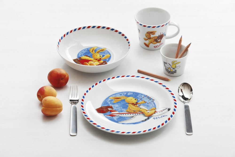 Kahla Набор детской посуды 3 предмета Kiddie Tableware Felix | https://grandposuda.com.ua