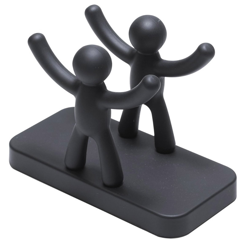 Umbra Салфетница 15,5х11х7,5 см чорна Buddy | https://grandposuda.com.ua