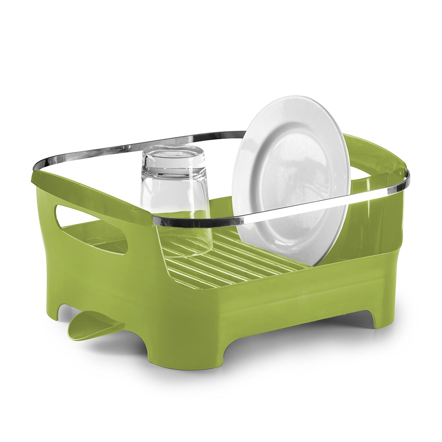 Umbra Подставка для посуды 40x19x34,3 см авокадо Basin Dish Rack | https://grandposuda.com.ua