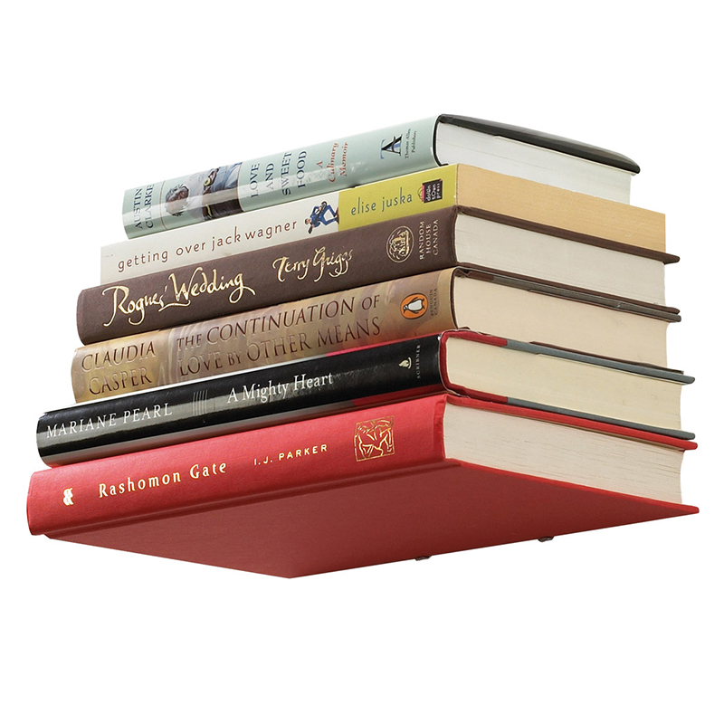 Umbra Полиця книжкова 18х14х18 см металік Conceal | https://grandposuda.com.ua