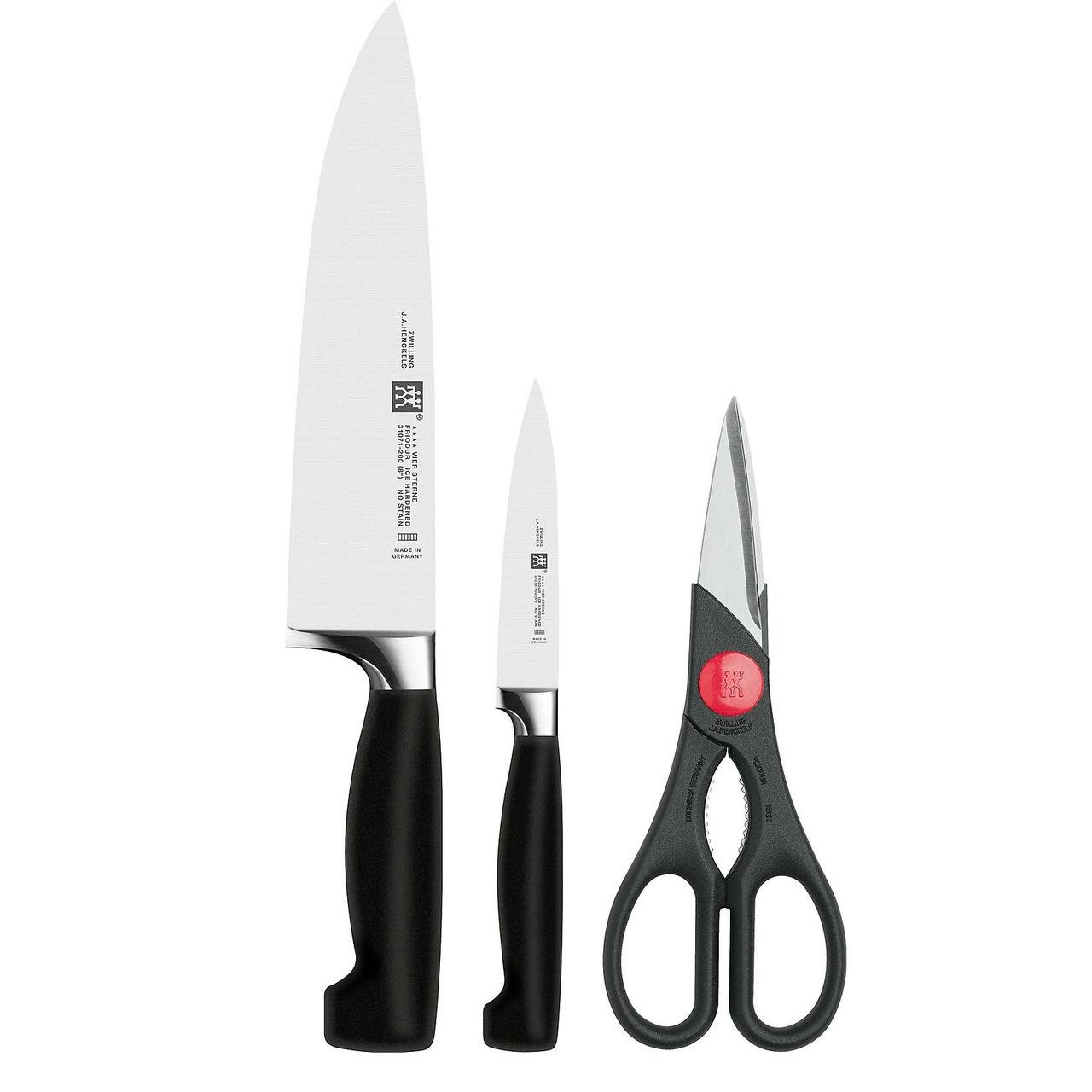 Zwilling Набір ножів 3 предмети Four Star | https://grandposuda.com.ua