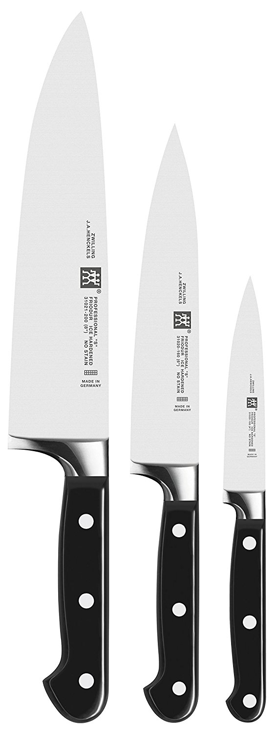 Zwilling Набір ножів 3 предмети Professional S | https://grandposuda.com.ua