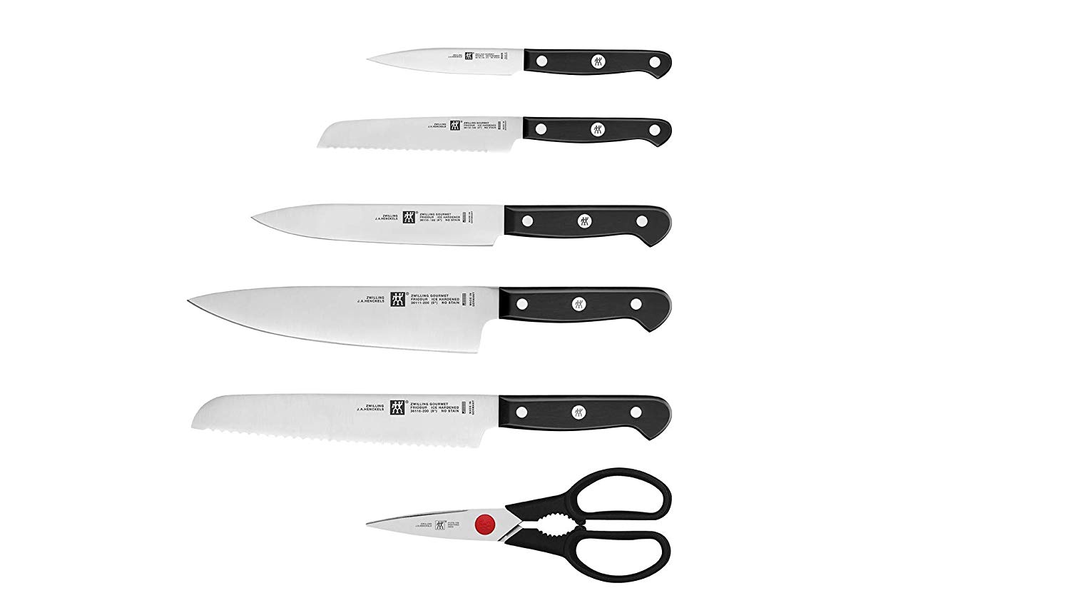 Zwilling Набір ножів 7 предметів Gourmet | https://grandposuda.com.ua