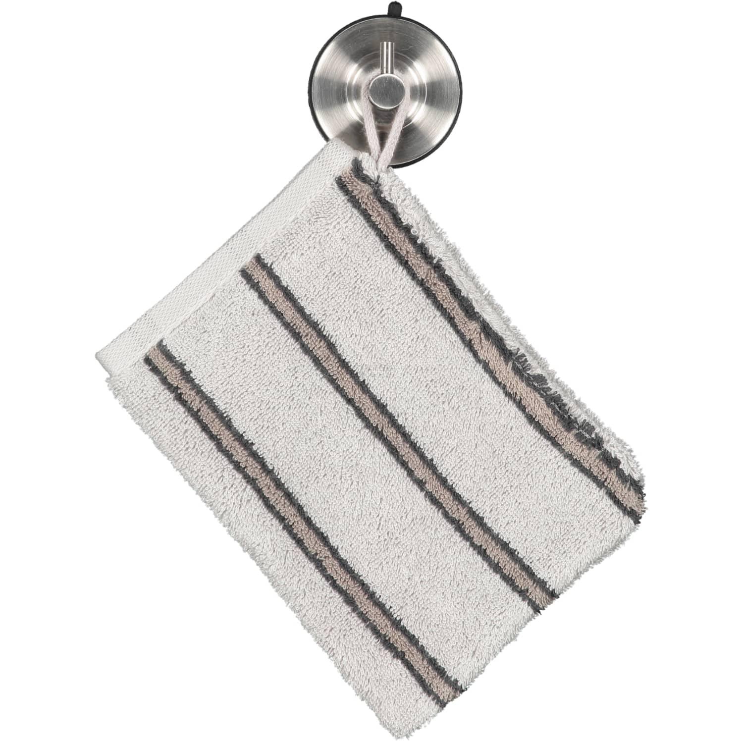 Мочалка-варежка 16 х 22 см Platin Stripes Polo Cawo | https://grandposuda.com.ua