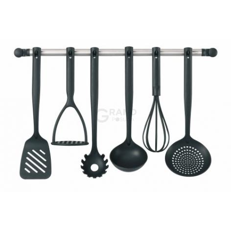 Brabantia Ложка для спагетти 33,8 см черная Basic | https://grandposuda.com.ua