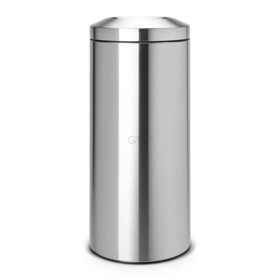 Brabantia Урна для бумаг с защитой от возгорания 30 литров матовая стальная Flame Guard Bin | https://grandposuda.com.ua