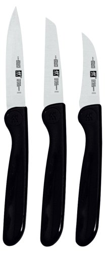 Zwilling Набір ножів 3 предмети чорний Twin Grip | https://grandposuda.com.ua