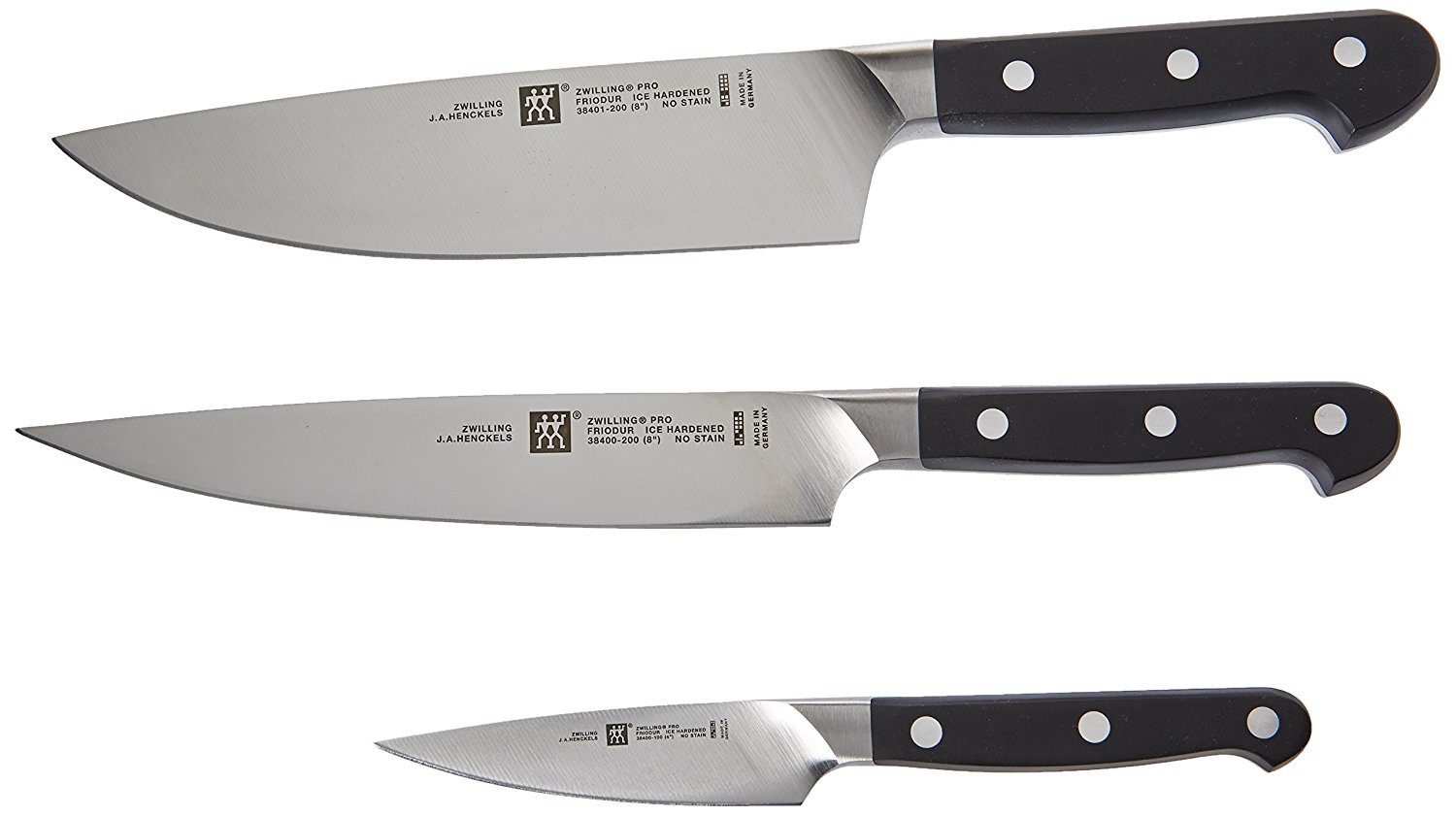 Zwilling Набор ножей 3 предмета Pro | https://grandposuda.com.ua