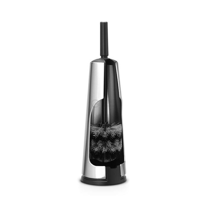 Brabantia Туалетный ершик с держателем матовый стальной Classic | https://grandposuda.com.ua