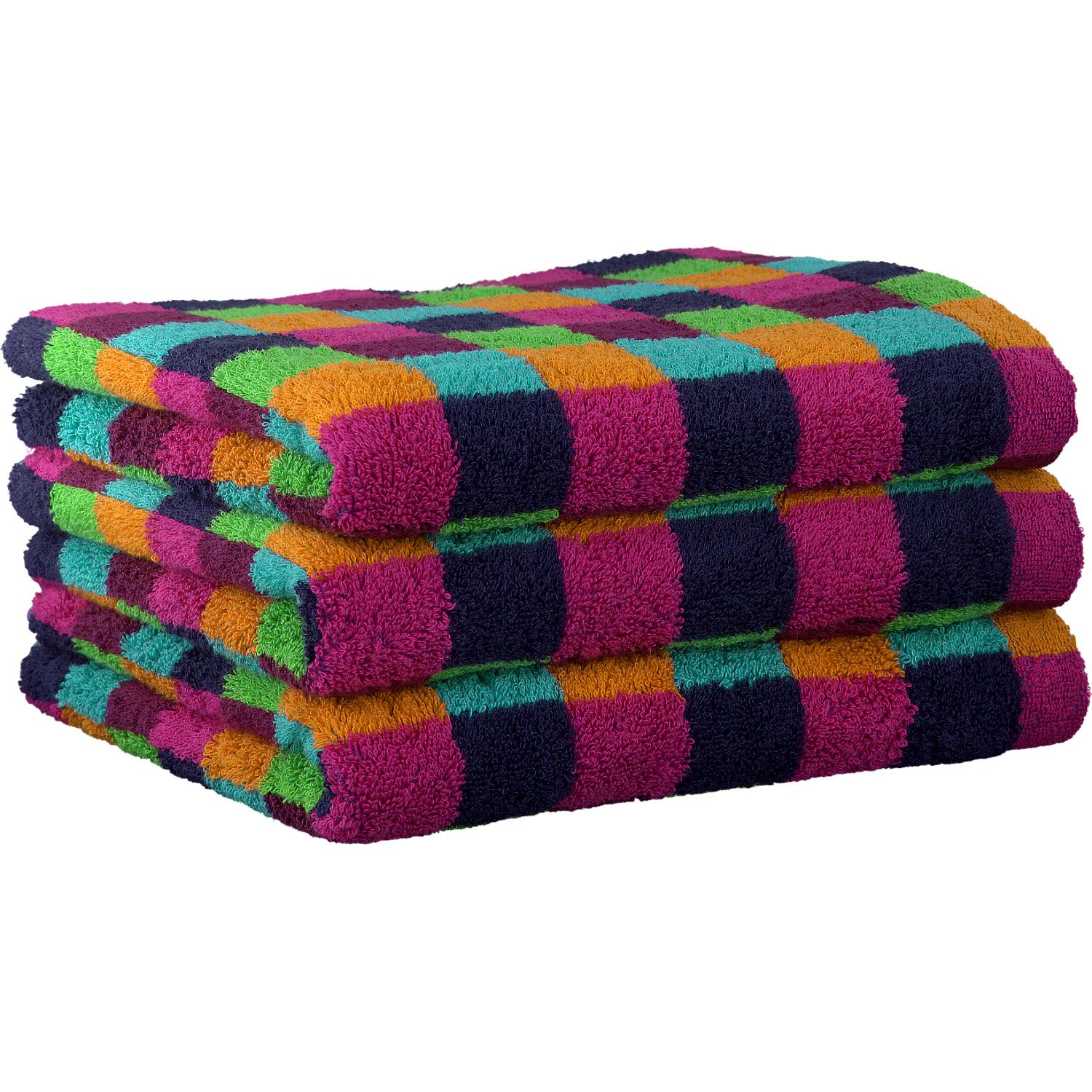 Полотенце гостевое 30 х 50 см Multicolor Karo Lifestyle Cawo | https://grandposuda.com.ua