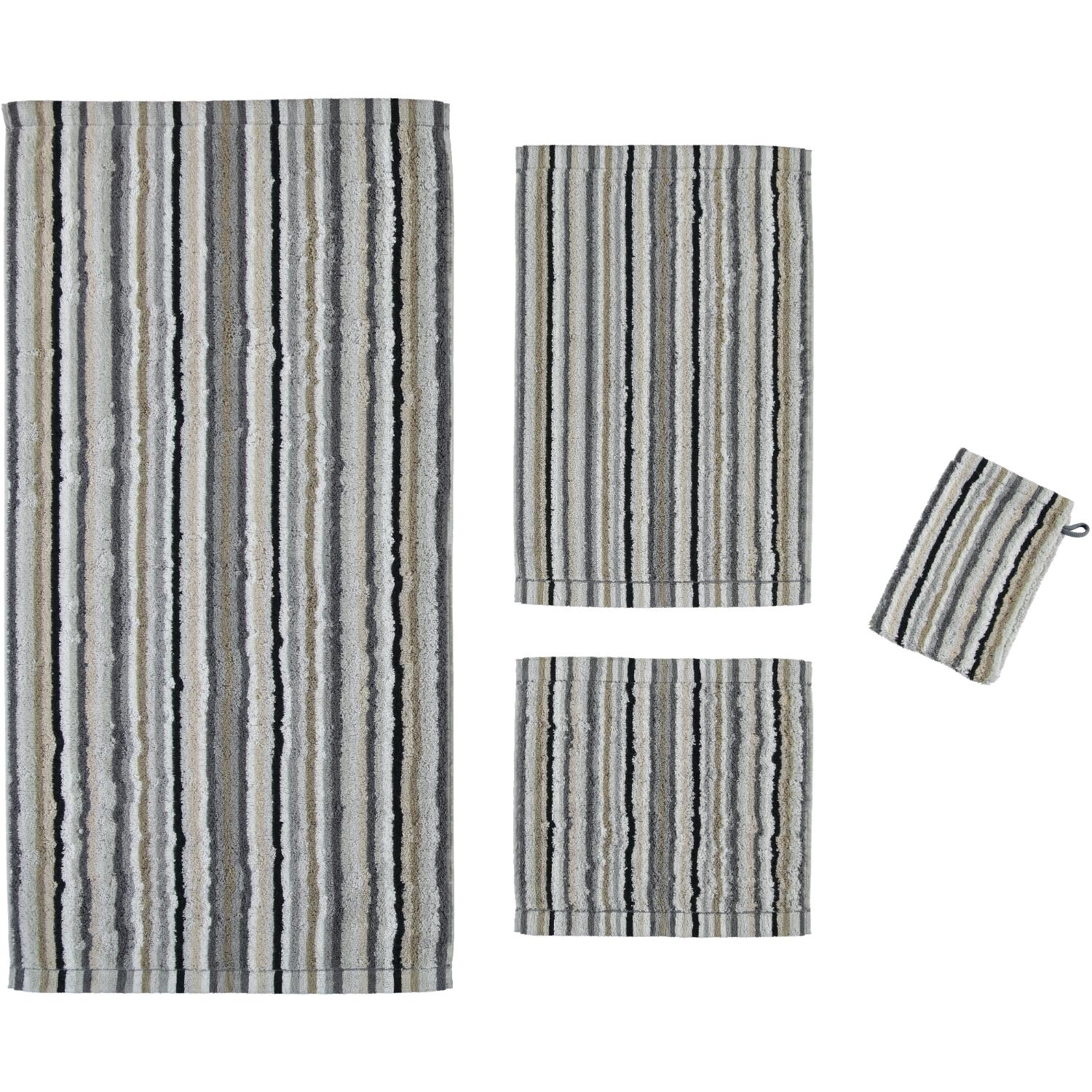 Полотенце гостевое 30 х 50 см Kiesel Stripes Lifestyle Cawo | https://grandposuda.com.ua
