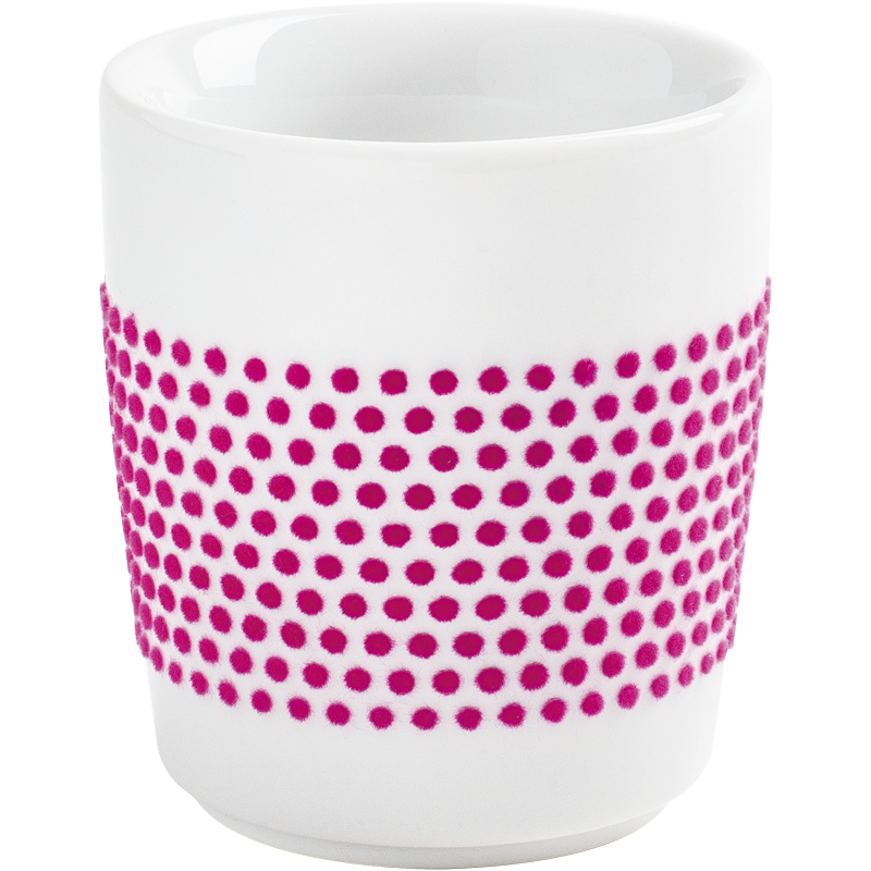 Kahla Чашка для эспрессо 0,09 л Touch! Magenta dots | https://grandposuda.com.ua