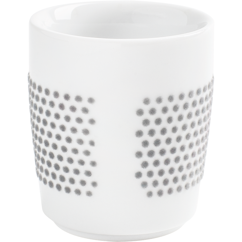 Kahla Чашка для эспрессо 0,09 л Touch! Gray dots | https://grandposuda.com.ua