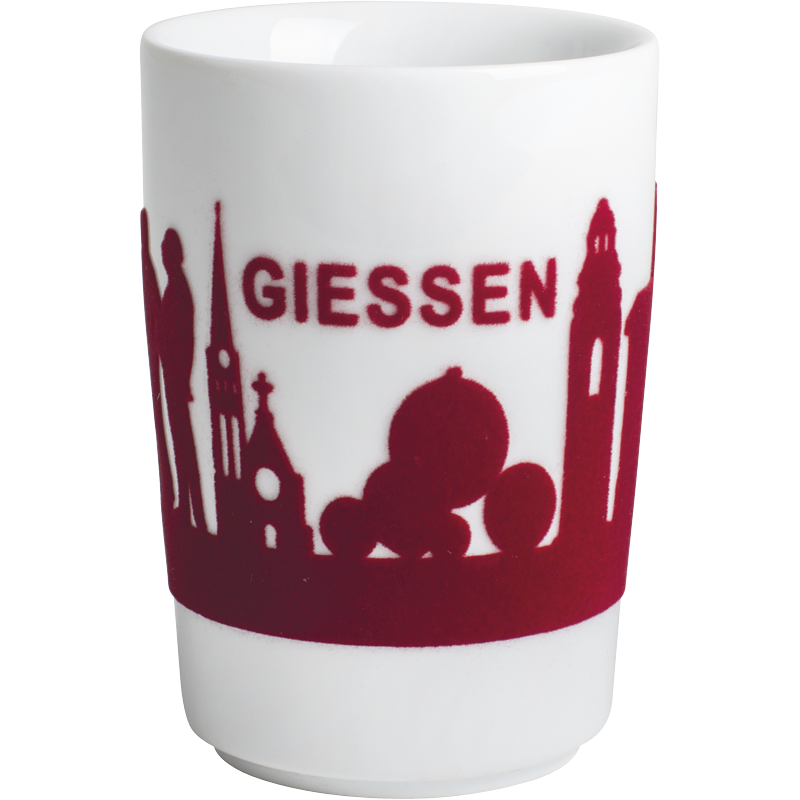 Kahla Кружка 0,35 л Touch! Skyline Giessen red | https://grandposuda.com.ua