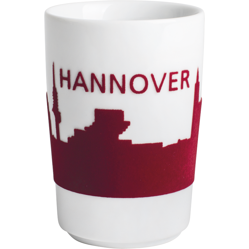 Kahla Кружка 0,35 л Touch! Skyline Hannover red | https://grandposuda.com.ua