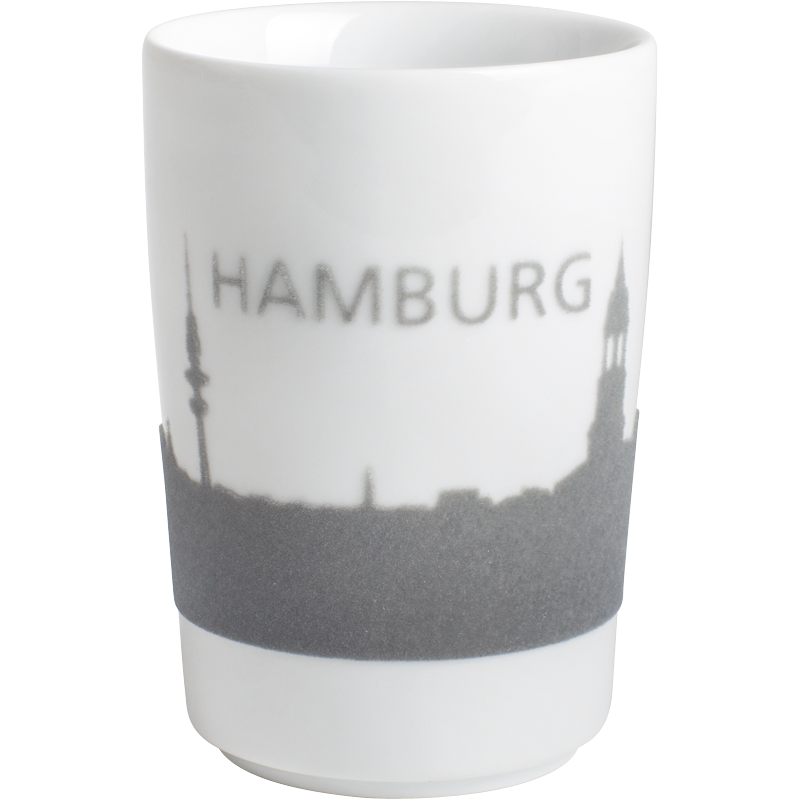 Kahla Кружка 0,35 л Touch! Skyline Hamburg gray | https://grandposuda.com.ua