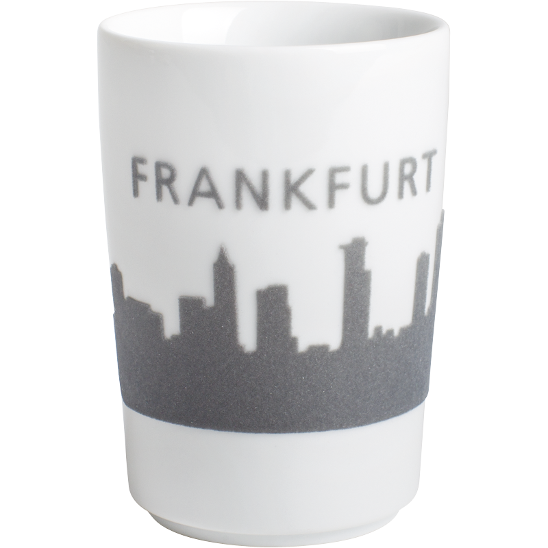 Kahla Кружка 0,35 л Touch! Skyline Frankfurt gray | https://grandposuda.com.ua