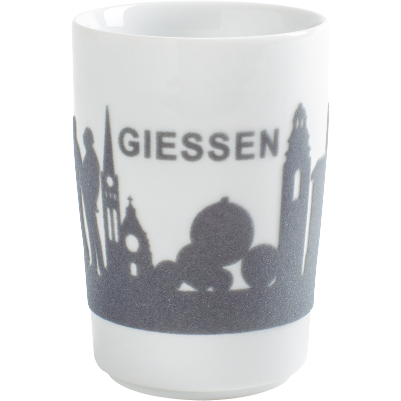 Kahla Кружка 0,35 л Touch! Skyline Giessen gray | https://grandposuda.com.ua