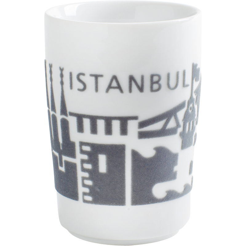 Kahla Кружка 0,35 л Touch! Skyline Istanbul grau | https://grandposuda.com.ua