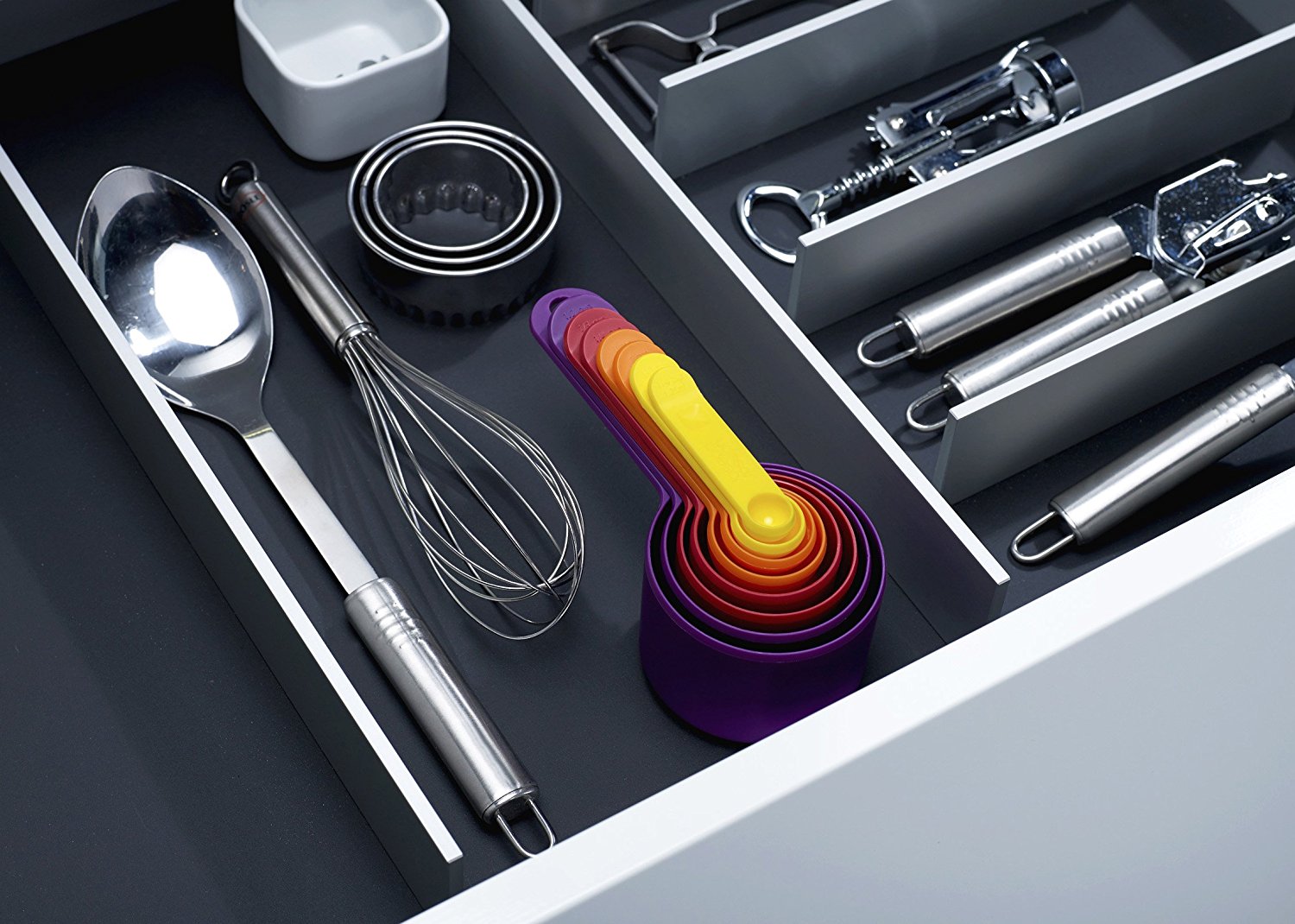 Joseph Joseph Мерные стаканчики 8 предметов Multicolor Nest Measure | https://grandposuda.com.ua