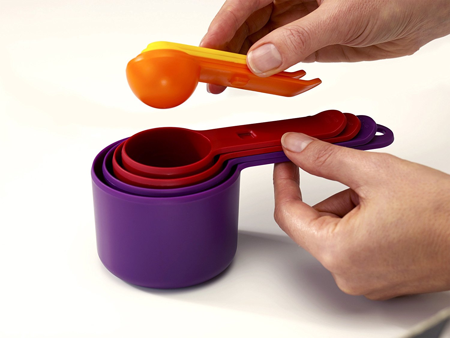 Joseph Joseph Мерные стаканчики 8 предметов Multicolor Nest Measure | https://grandposuda.com.ua