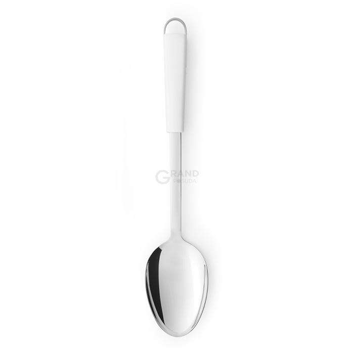Brabantia Ложка поварская 33,8 см белая Essential | https://grandposuda.com.ua