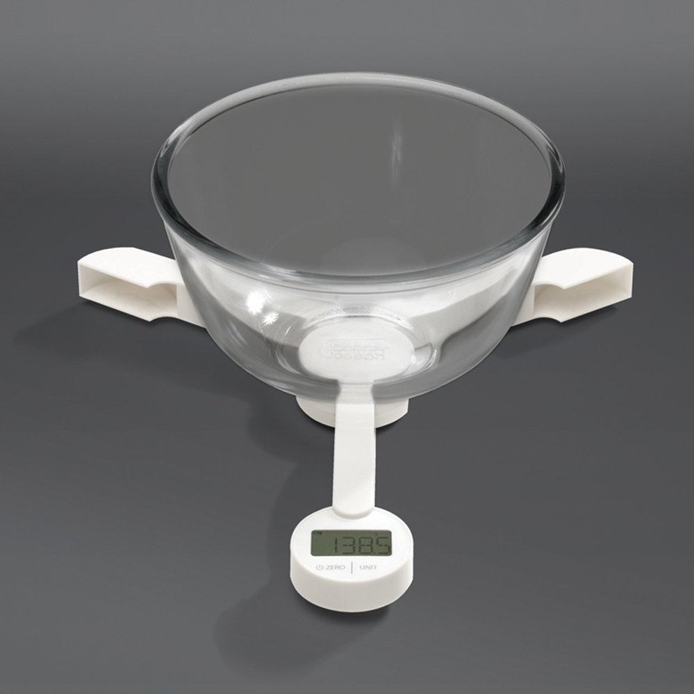 Joseph Joseph Цифровые складные весы белые TriScale | https://grandposuda.com.ua