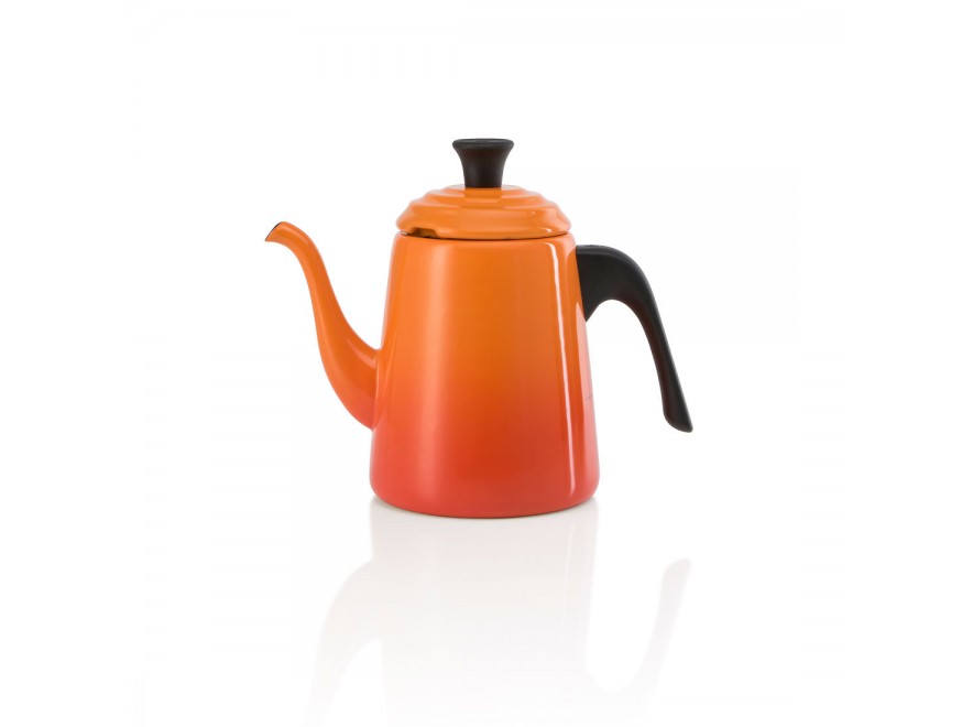 Le Creuset Чайник для пуровера 0,7 л, оранжевый Flame | https://grandposuda.com.ua