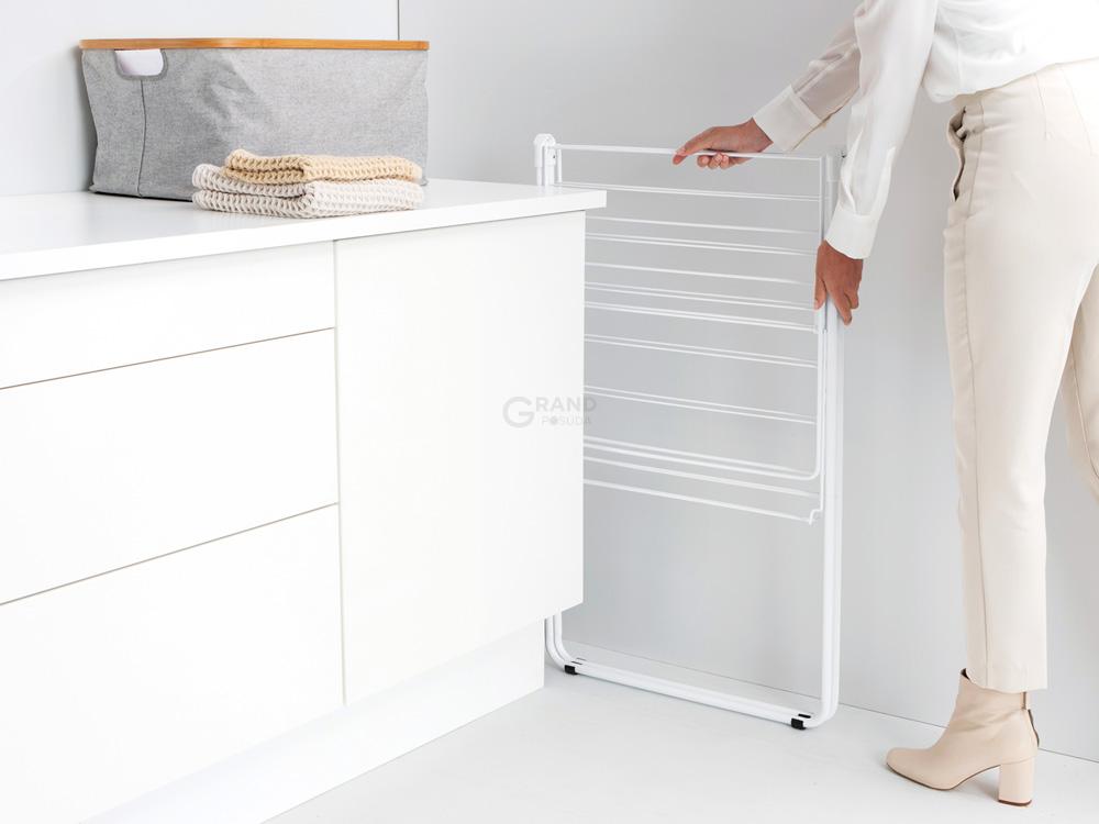 Brabantia Сушилка для белья напольная 20 м белая Наngon | https://grandposuda.com.ua