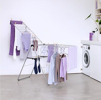 Brabantia Сушарка для білизни підлогова 25 м сіра Напдоп | https://grandposuda.com.ua