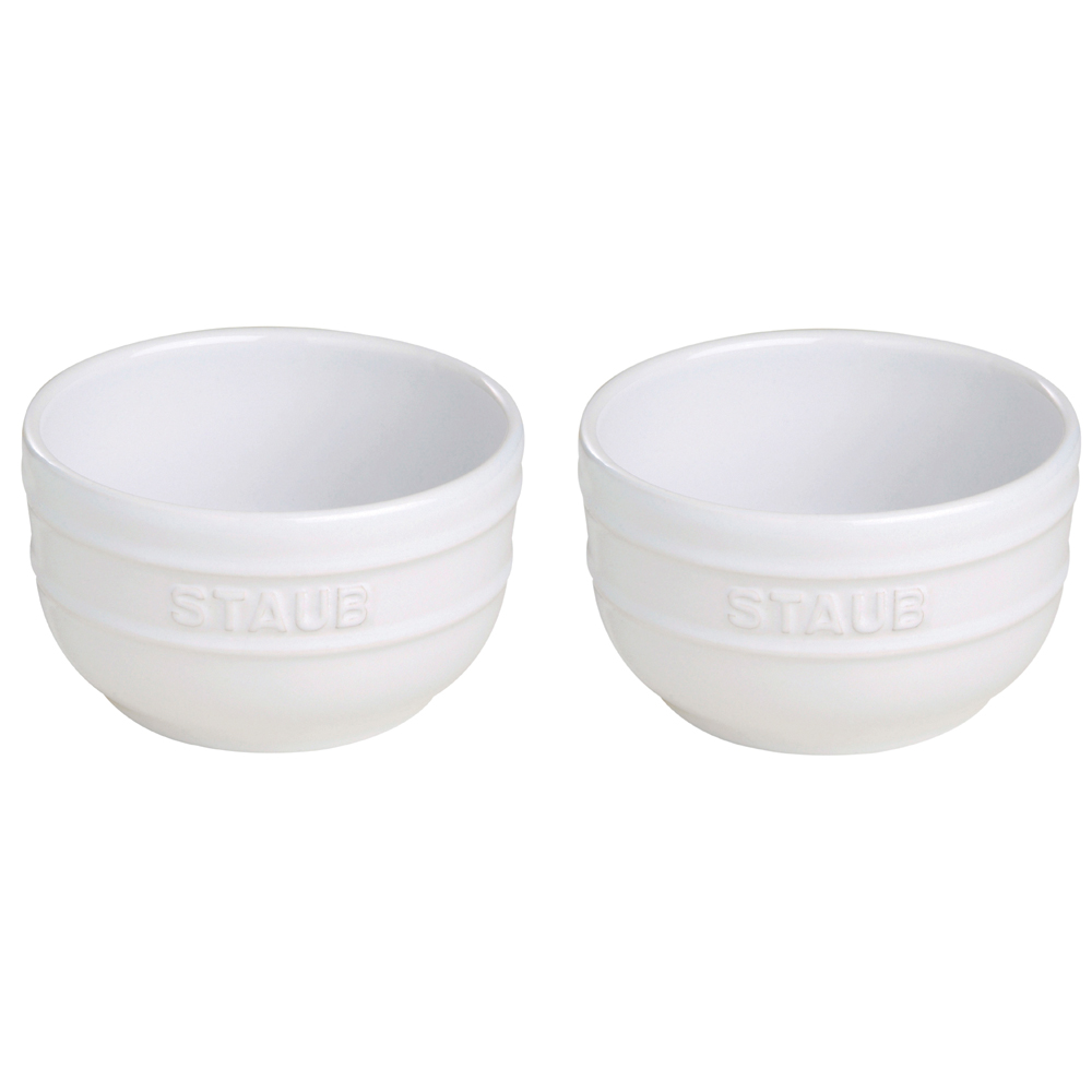 Staub Піала 9 см набір 2 предмета White | https://grandposuda.com.ua