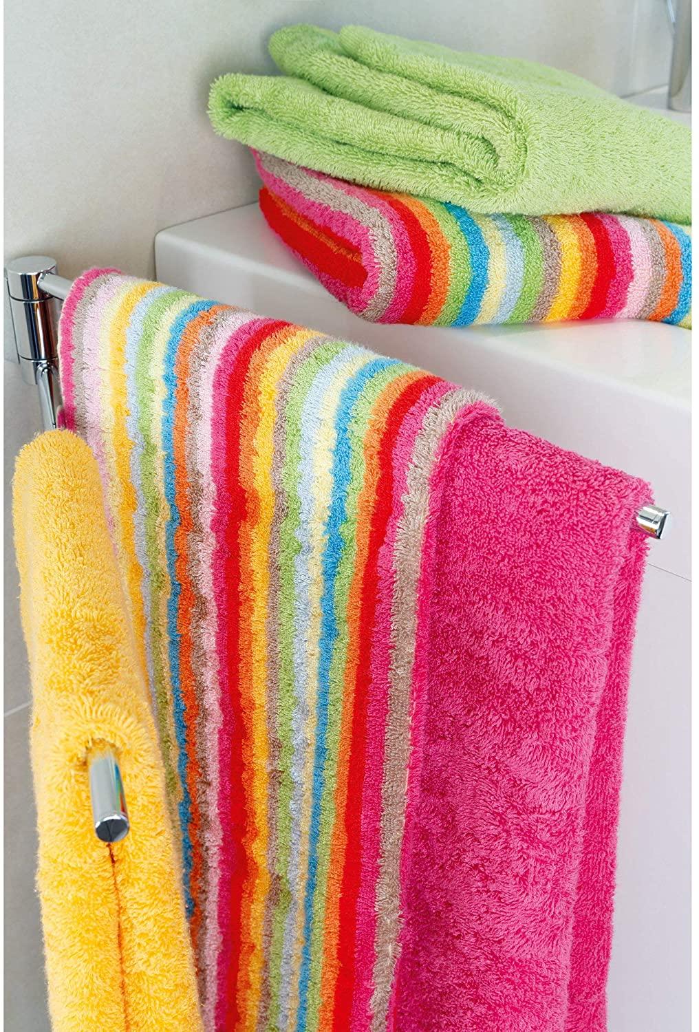 Рушник для рук 50 х 100 см Multicolor Stripe Lifestyle Cawo | https://grandposuda.com.ua