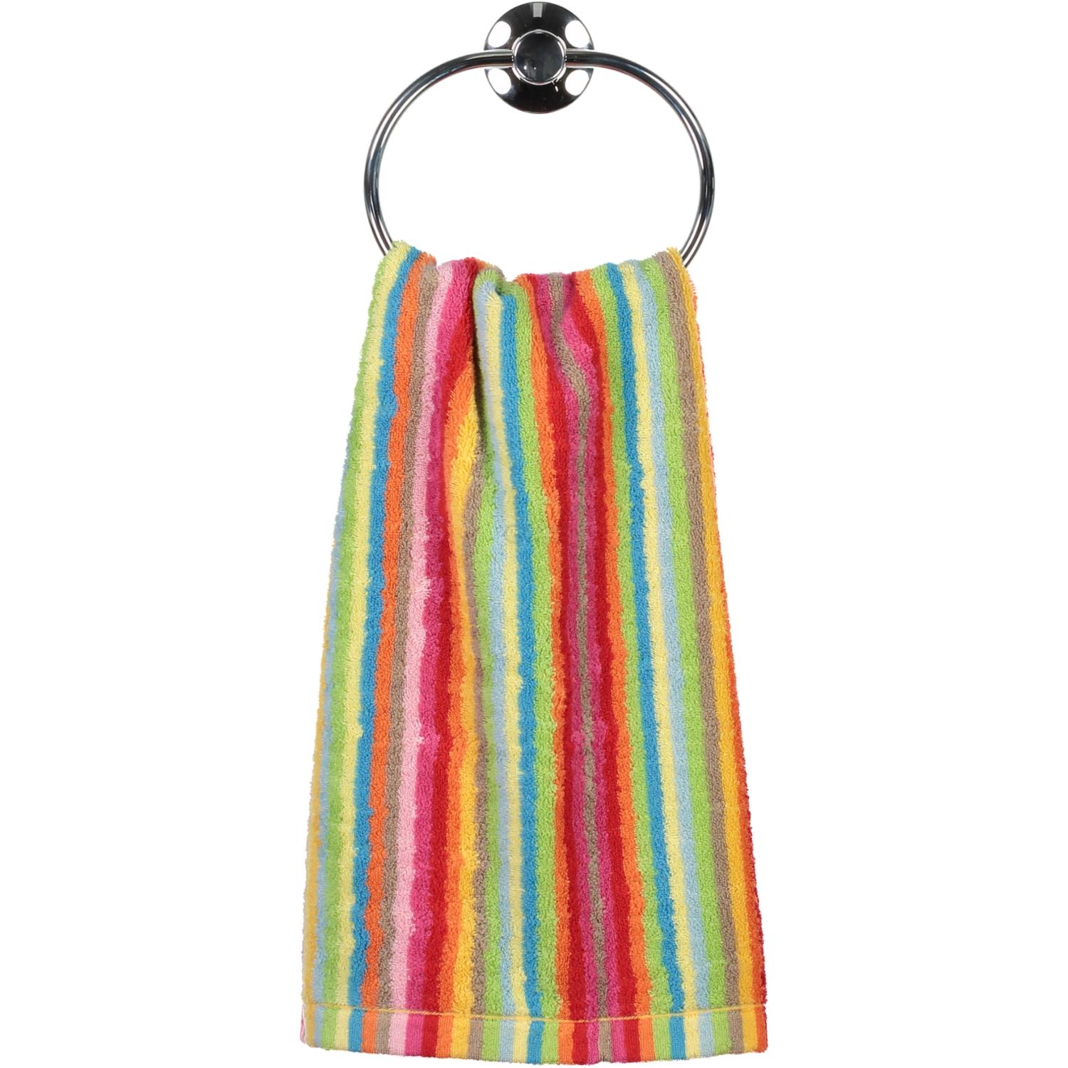 Рушник для рук 50 х 100 см Multicolor Stripe Lifestyle Cawo | https://grandposuda.com.ua