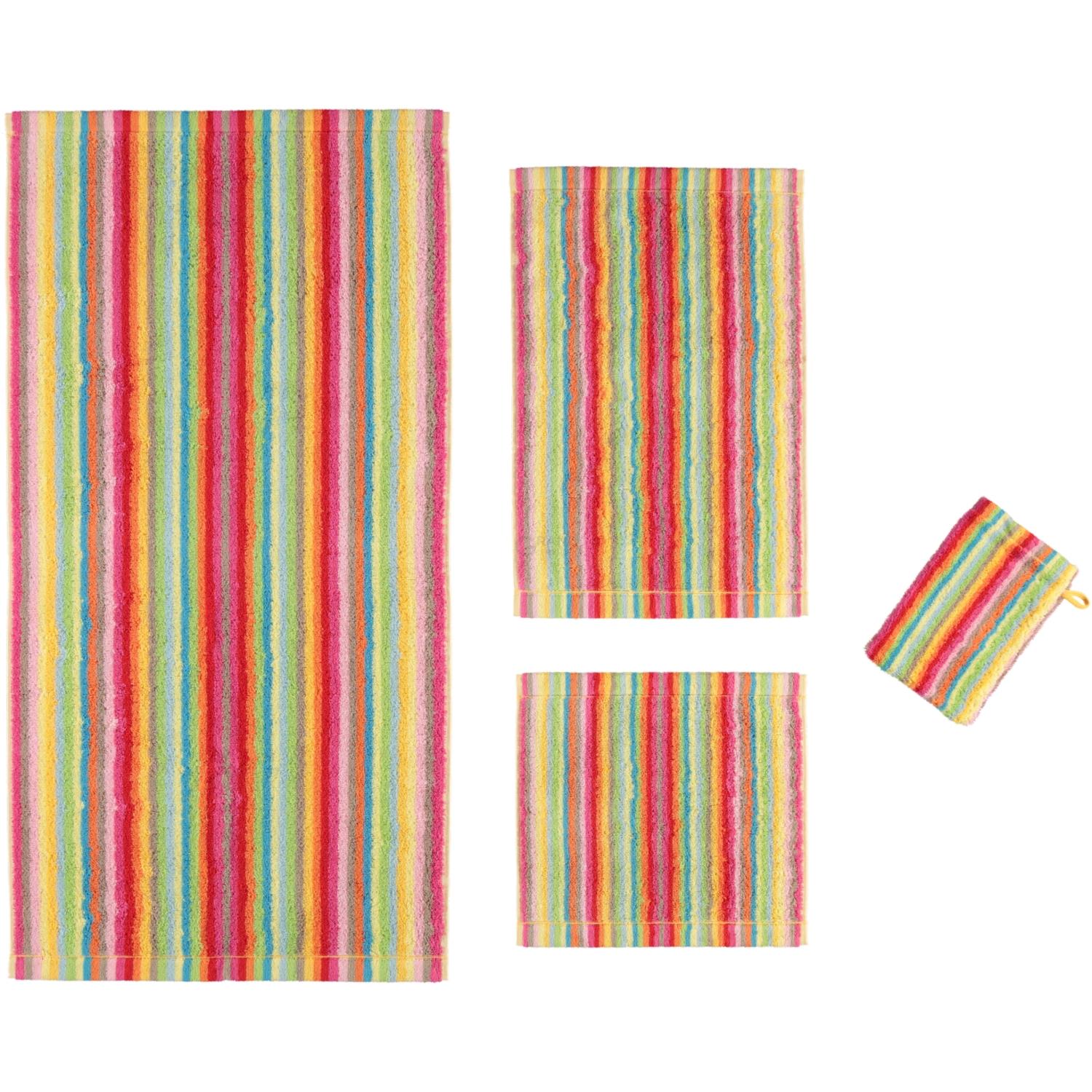 Мочалка-рукавиця 16 х 22 см Multicolor Stripe Lifestyle Cawo | https://grandposuda.com.ua