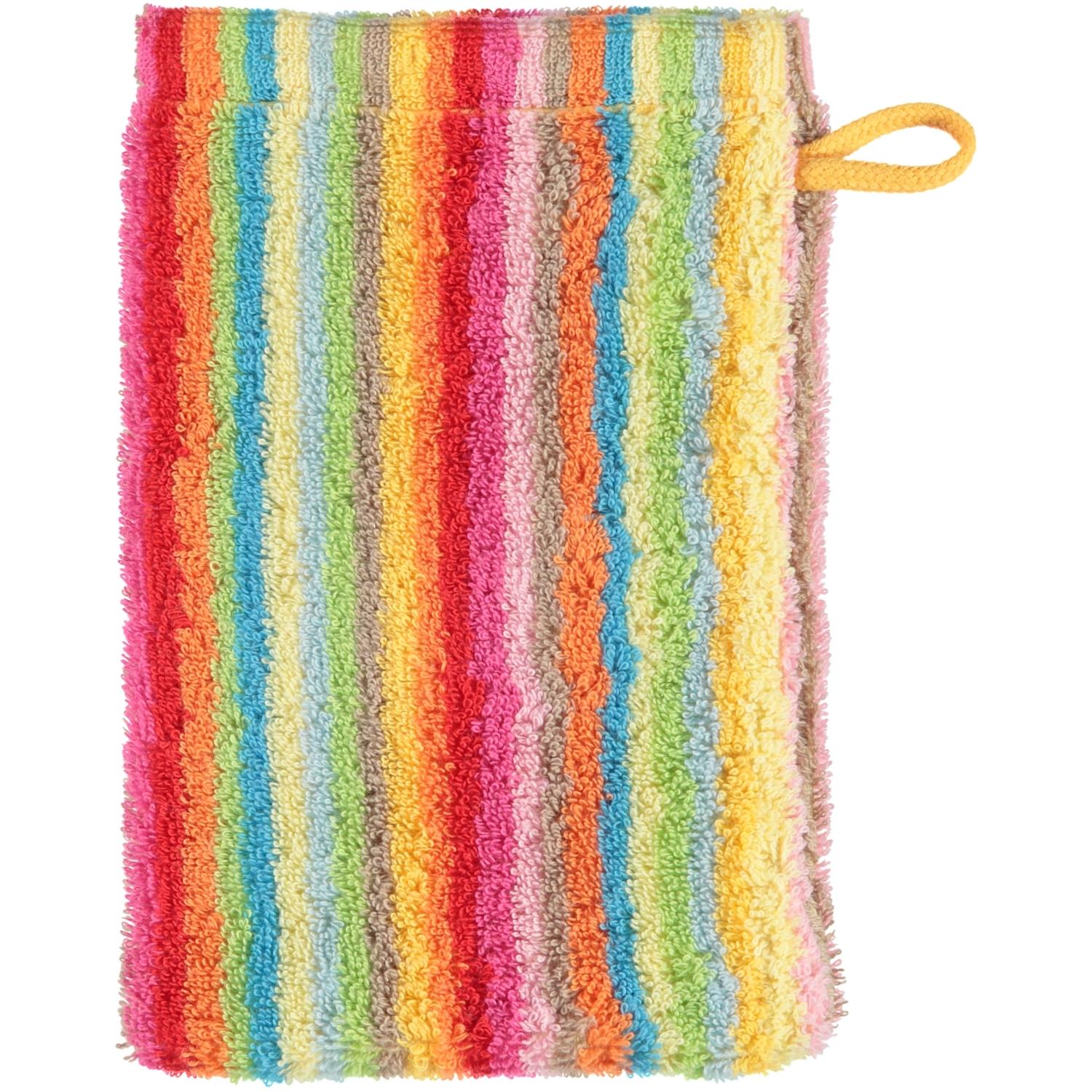 Мочалка-рукавиця 16 х 22 см Multicolor Stripe Lifestyle Cawo | https://grandposuda.com.ua