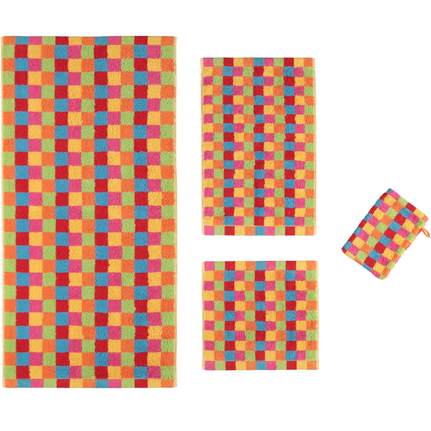 Полотенце для рук 50 х 100 см Multicolor Cube Karo Lifestyle Cawo | https://grandposuda.com.ua