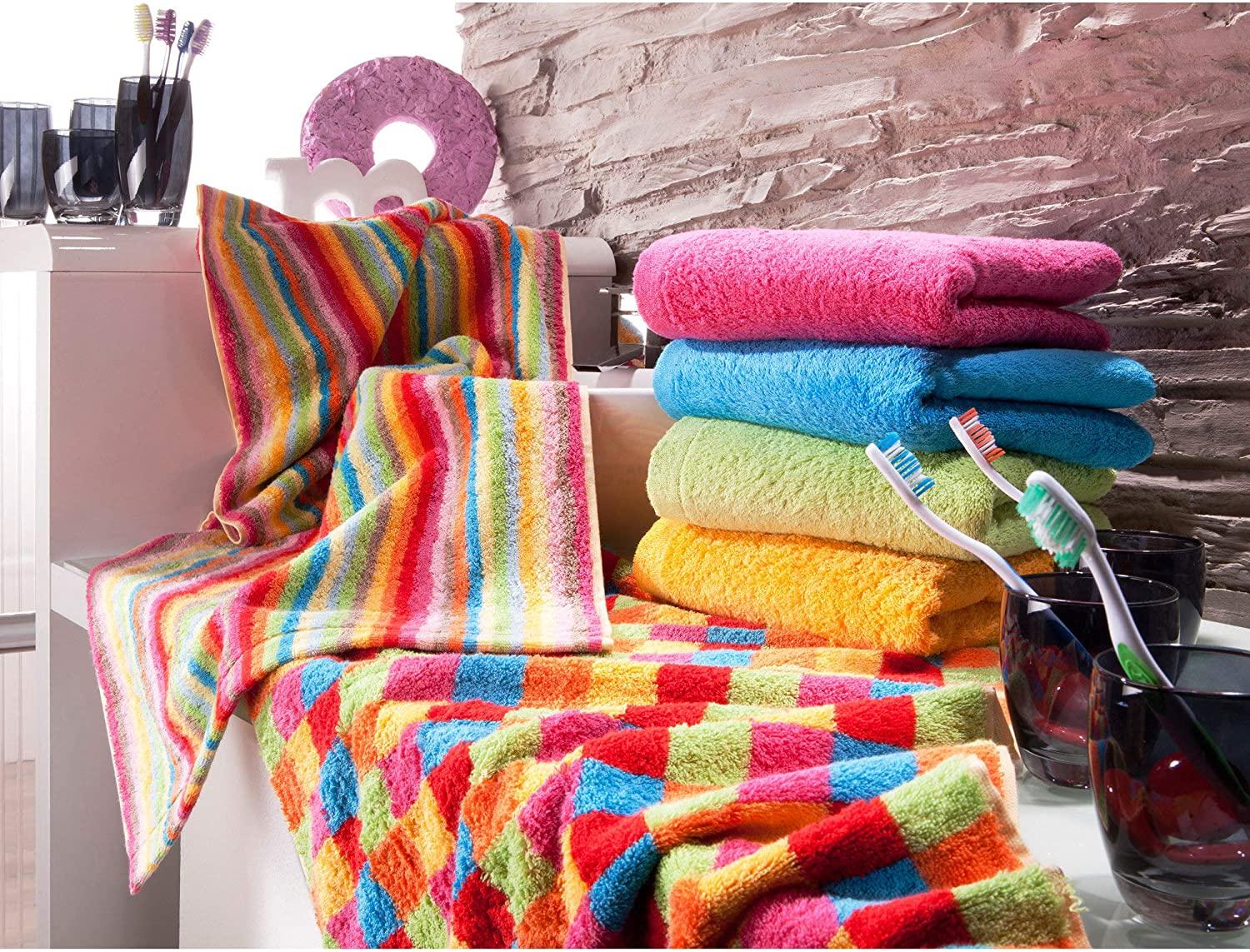 Рушник 30 х 30 см Multicolor Cube Karo Lifestyle Cawo | https://grandposuda.com.ua