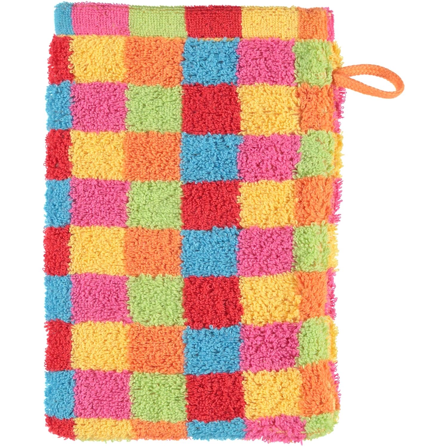 Мочалка-рукавиця 16 х 22 см Multicolor Cube Karo Lifestyle Cawo | https://grandposuda.com.ua