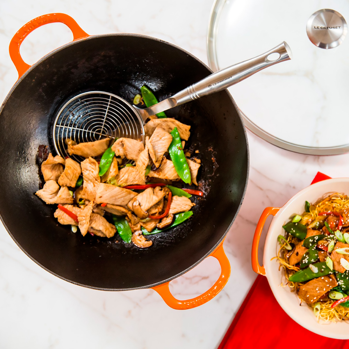 Le Creuset Шумовка 34,5 см Metal | https://grandposuda.com.ua