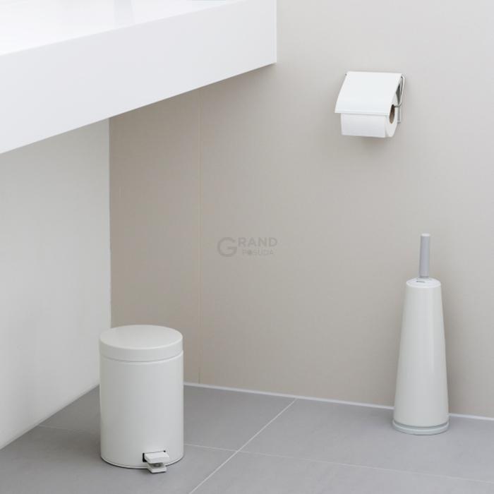 Brabantia Держатель для туалетной бумаги белый Classic | https://grandposuda.com.ua
