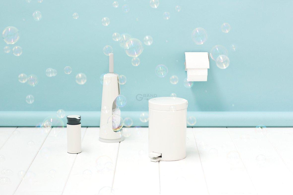 Brabantia Держатель для туалетной бумаги белый Classic | https://grandposuda.com.ua