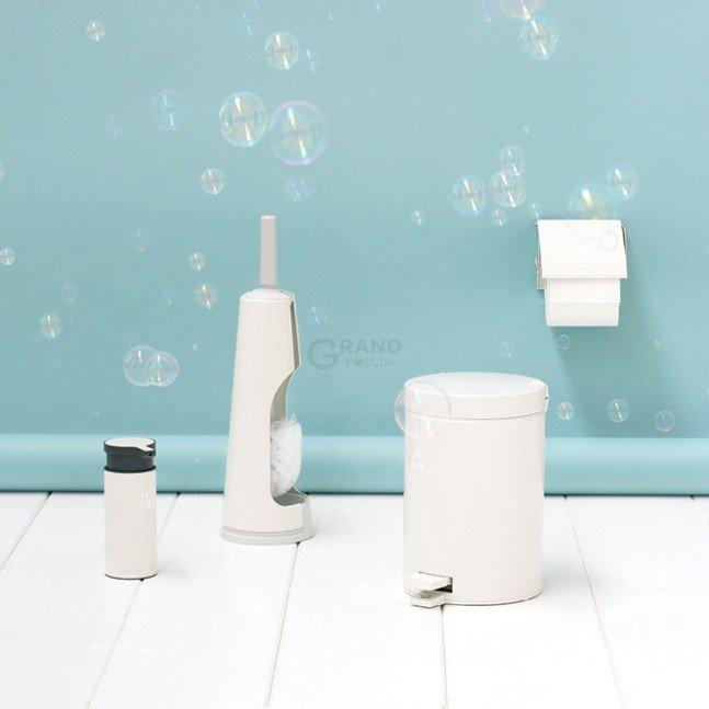 Brabantia Держатель для туалетной бумаги белый Classic | https://grandposuda.com.ua