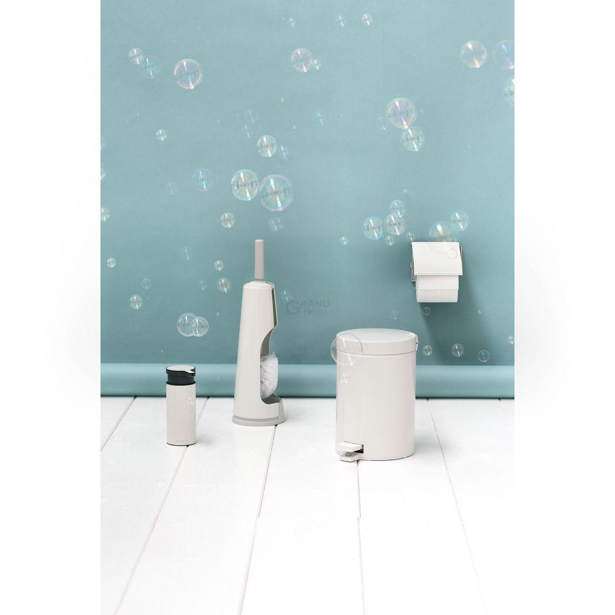 Brabantia Туалетный ершик с держателем белый Classic | https://grandposuda.com.ua