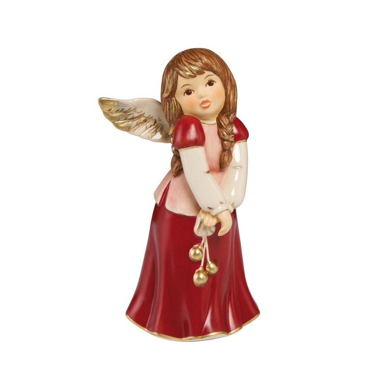Goebel Фигурка “Ангел в восхищении” “Weihnachtsengel bordeaux Engelsfiguren” | https://grandposuda.com.ua