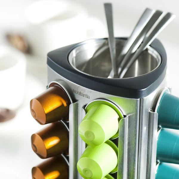 Brabantia Диспенсер для зберігання кавових капсул Nespresso | https://grandposuda.com.ua