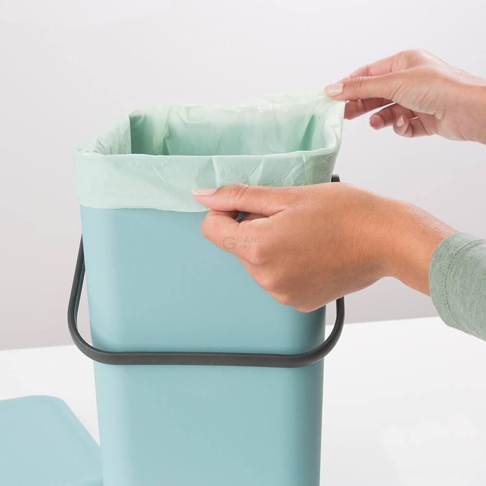 Brabantia Пакеты для мусора биорозлагаемые, 10/12 л, размер  